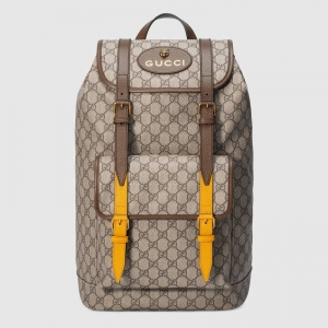 473869 GUCCI GG Supreme߼ܛ췫 ɫƤL߅ p ľɫ