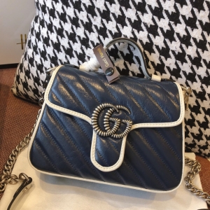 583571 Gucci GG Marmont ϵ бyWpƤŮ {ɫ