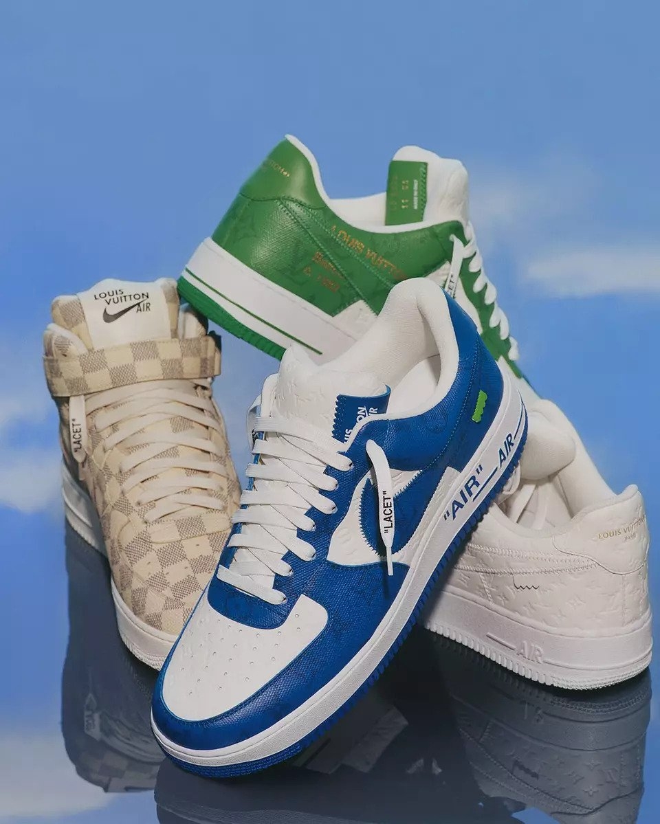 ȫɫLouis Vuitton Nike Air Force 1