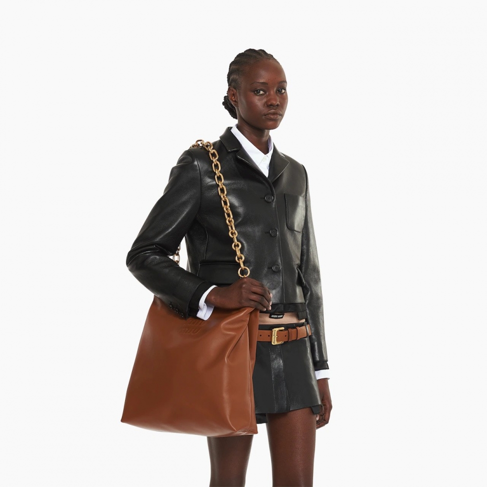 ģ؃[Miu Miuȫ Leather Shoulder Bag